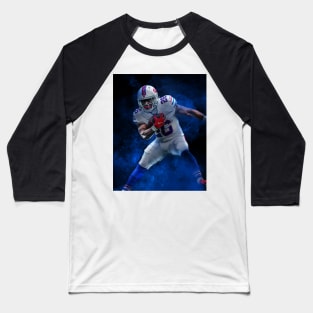 Devin Singletary Buffalo Sports Art Baseball T-Shirt